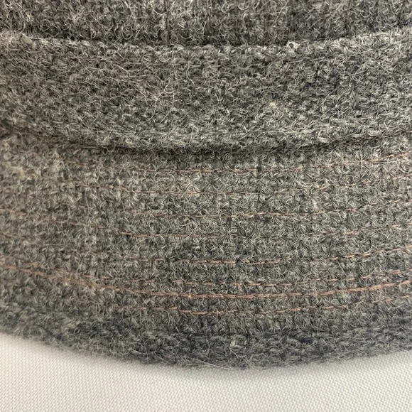 Vintage KANGOL DESIGN English Vagabond Fedora wool hat size Medium - Picture 17 of 17